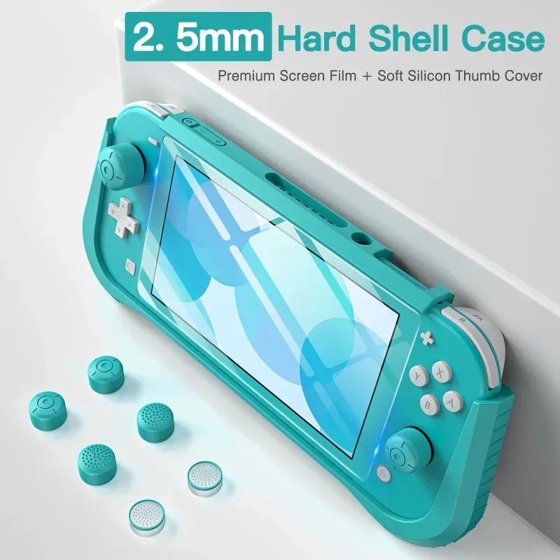 Étui de protection en TPU pour Nintendo Switch Lite, design ergonomique, toucher confortable, film Guatemala, 6 touches