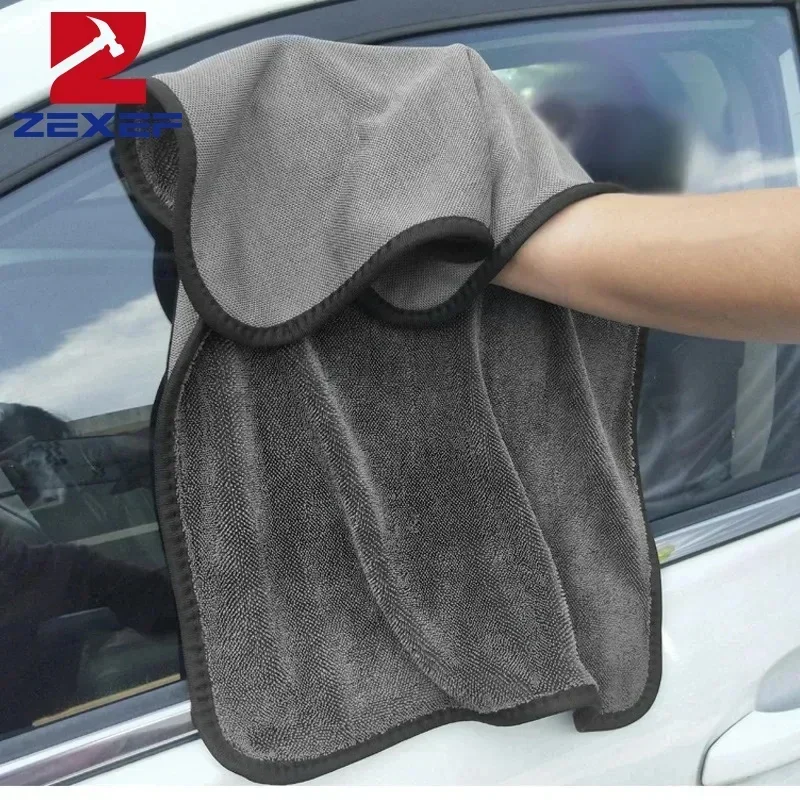 Professional Car Cleaning Towel Thickened Ultrafine Fiber 600GSM Car Washing Accessories Quick Drying Cloth Not Damaging the Car