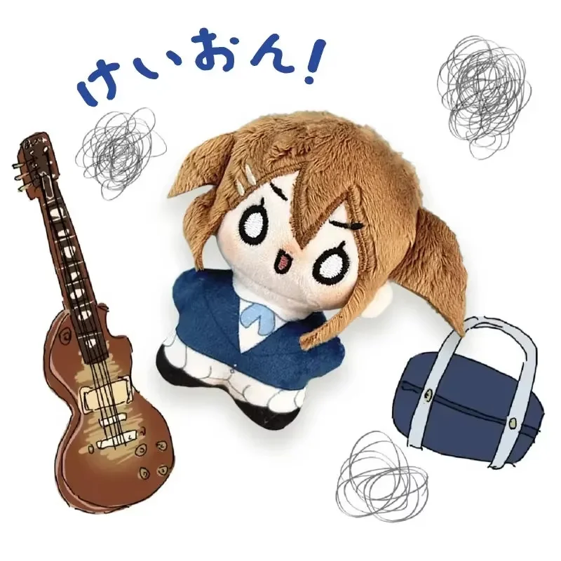 K-on! Poupée en peluche Hirasawa Yui, dessin animé japonais Tainaka Ritsu, poupée en coton, porte-clés Kawaii, mignon, cadeau d'anniversaire de saint-valentin pour fille
