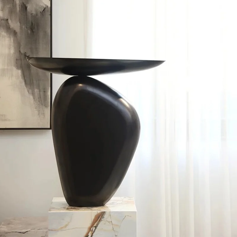 Modern Fiberglass Side Table Designer Creative End Table Custom Living Room Hotel Furniture