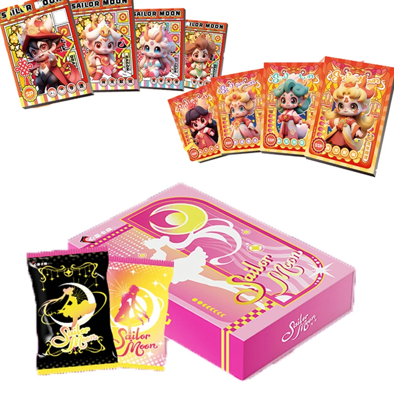 

Original Sailor Moon Anime Cards 30th Anniversary Limited Edition SSS Celebrate The Year of The Loong Collection Card Kids Gifts