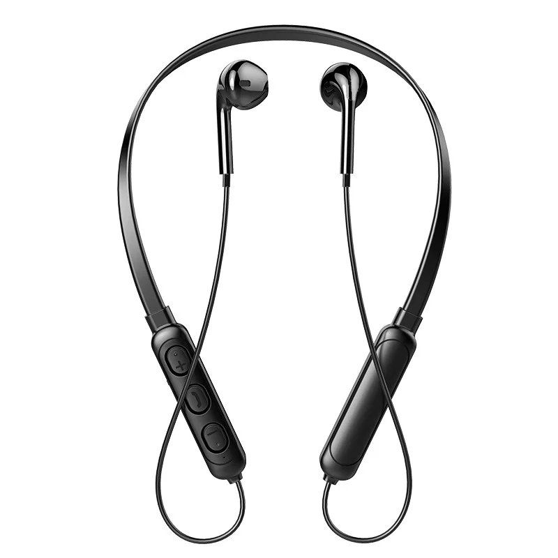 Portable Wireless Bluetooth Headset NeckHanging 9D Surround SoundStereo Noise Reduction Universal 5.0 Sports Headset Microphone