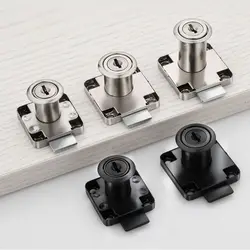 Cabinet Drawer Latch Locks Furniture Door Lock Hardware Desk Lock Wardrobe Cabinet Door Locks Bedside Bookcase Solid Lock