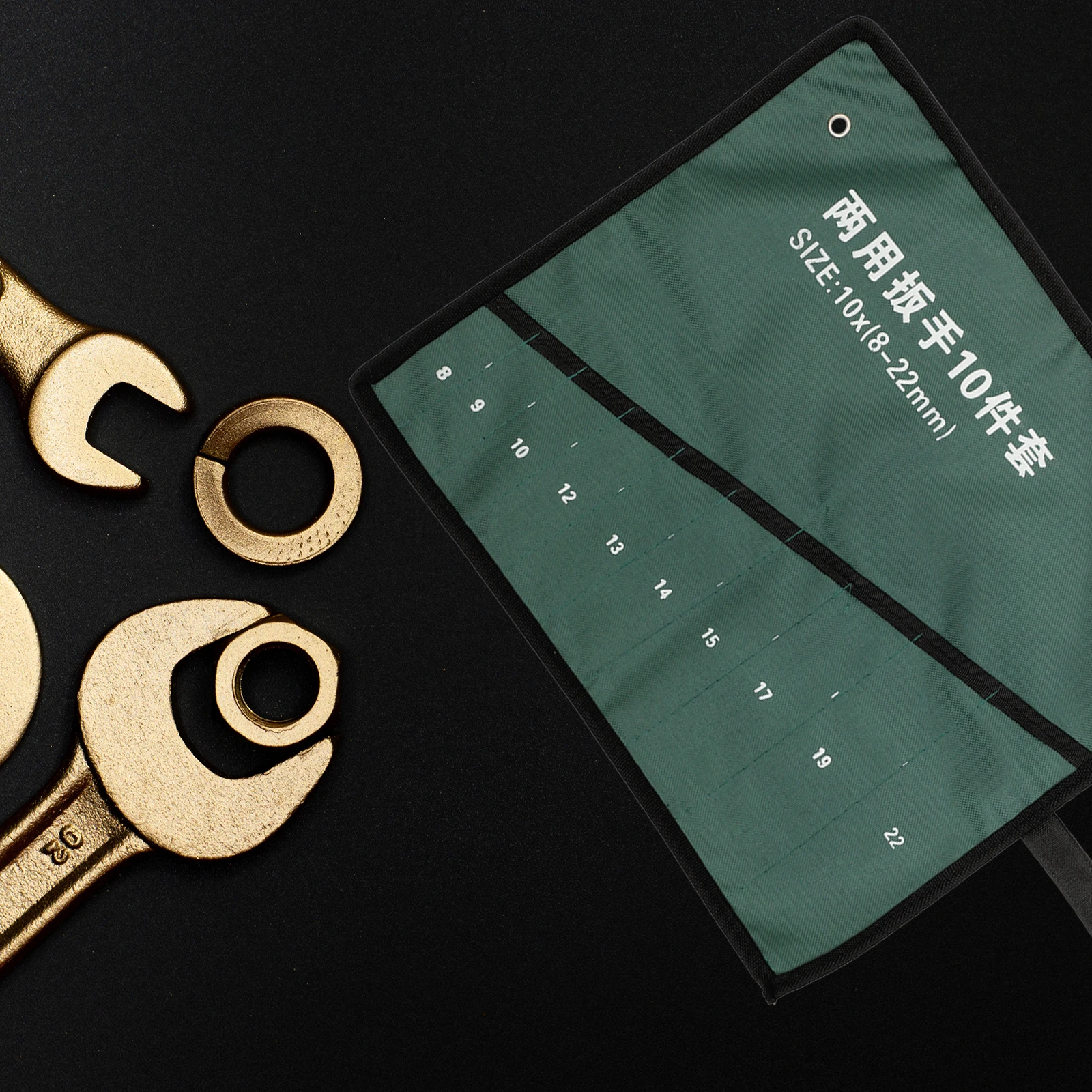 

Wrench Roll Organizer Tool Bag Canvas Material Practical Durable Design Perfect for Specialists Beginners Everyday Use