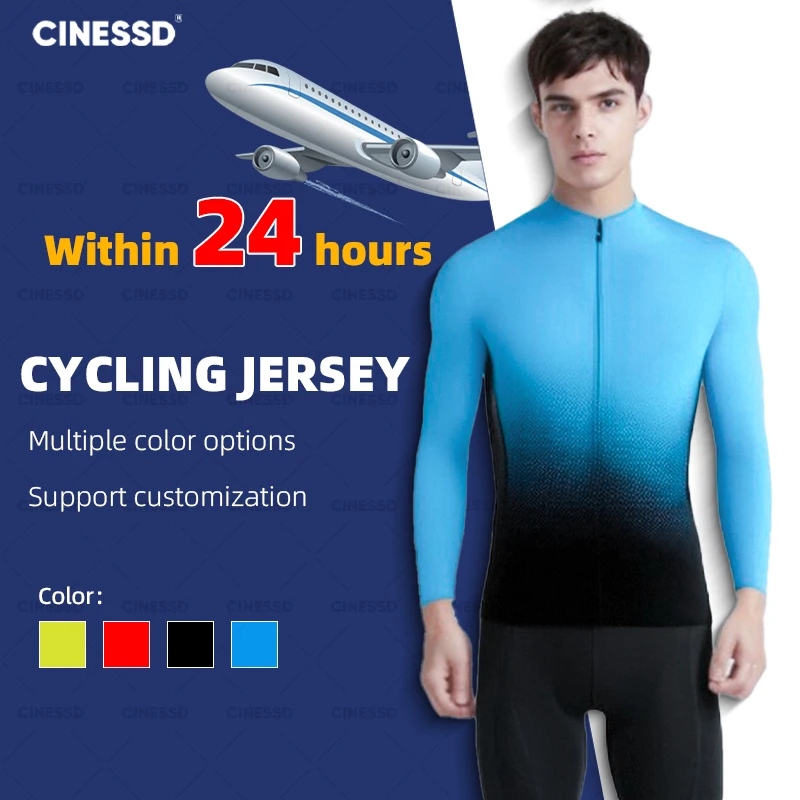 Giacca da ciclismo estiva anti-uv abbigliamento da ciclismo da corsa da uomo maniche lunghe abbigliamento da ciclismo maglia da ciclismo leggera