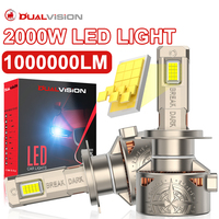 200W H7 H4 H11 LED Headlight Bulbs High Power CSP Canbus 80000LM H1 H8 H9 9005 HB3 9006 HB4 9012 HIR2 Turbo Lamp 6000K Car Light