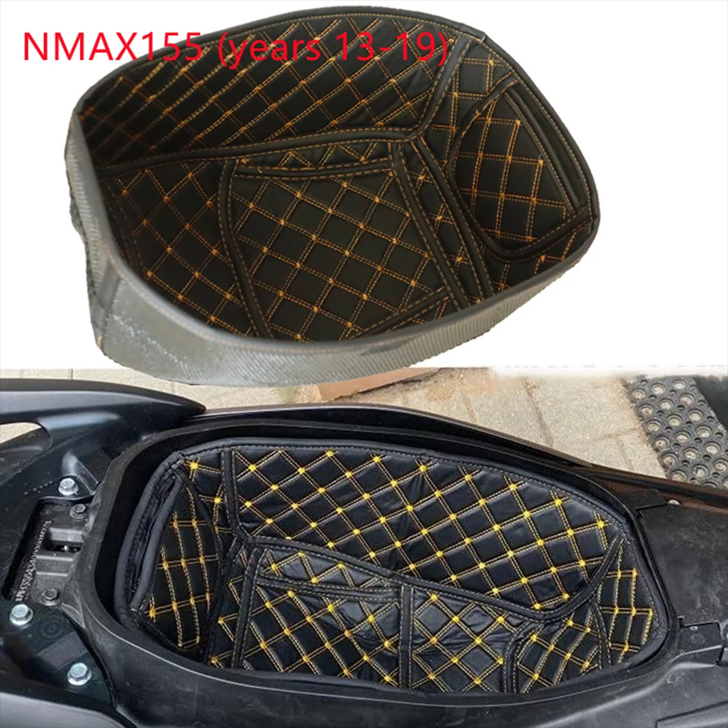 Motorcycle Seat Storage Box Inner Pad Luggage Trunk Liner Protector For Yamaha NMAX155 NMAX 155 2013 - 2023