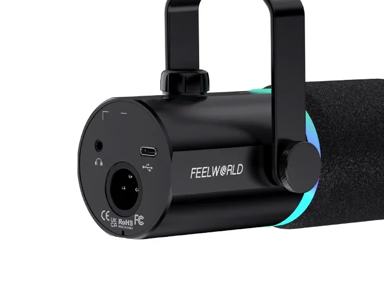 

TLF FEELWORLD Professional Microphone PM1 XLR/USB Dynamic Microphone for Podcasting Recording Gaming Live Streaming Microphone