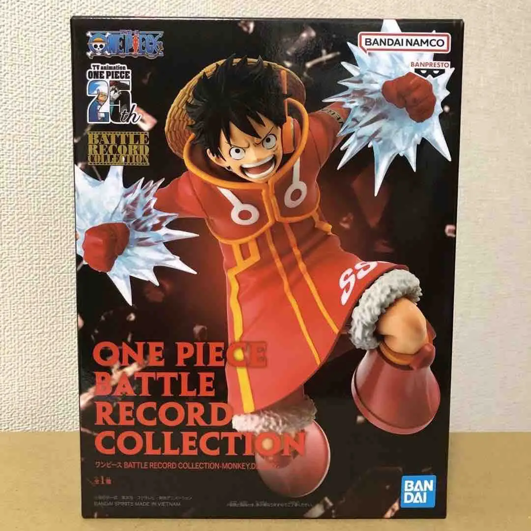 

Оригинальная коллекция Bandai BRC One Piece Monkey D. Luffy Battle Record, экшн-фигурка аниме, модель из ПВХ, коллекционные игрушки 14 см