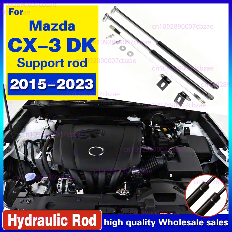 Für Mazda CX3 CX-3 DK 2015-2023 Front Hood Bonnet Ändern Zylinder Streben Schock Dämpfer Federn Lift Unterstützt Prop stangen Absorber