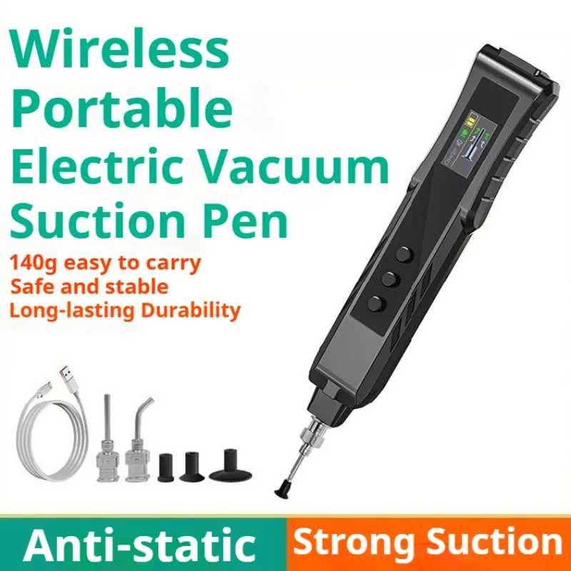 

Беспроводной электрический пылесос-инструмент, портативный многофункциональный вакуумный пинцет с сильным всасыванием, инструмент для ремонта электроники