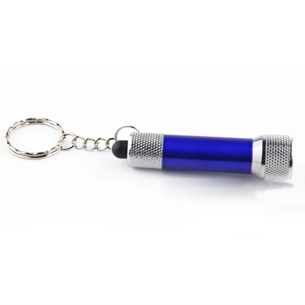 8 Pcs Flashlight Key Chain Flashlights Camping LED Mini Keychain with Hook Travel