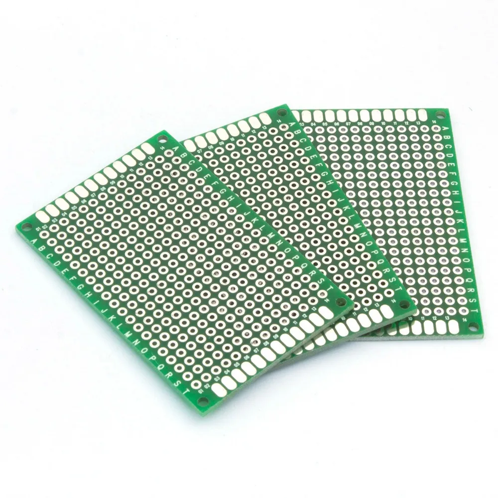 100pcs pcb Duplo Side Protótipo PCB diy Universal Placa De Circuito Impresso 4x6cm Venda quente