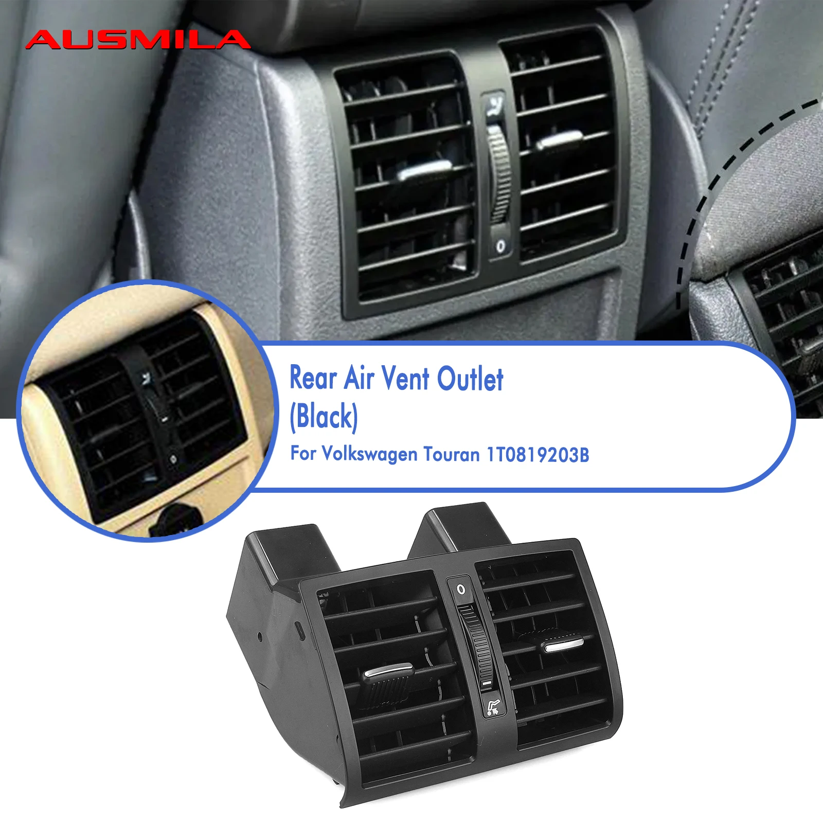 

Внутренняя установка выпускного отверстия заднего ряда для Volkswagen Touran 2003-2015 гг.