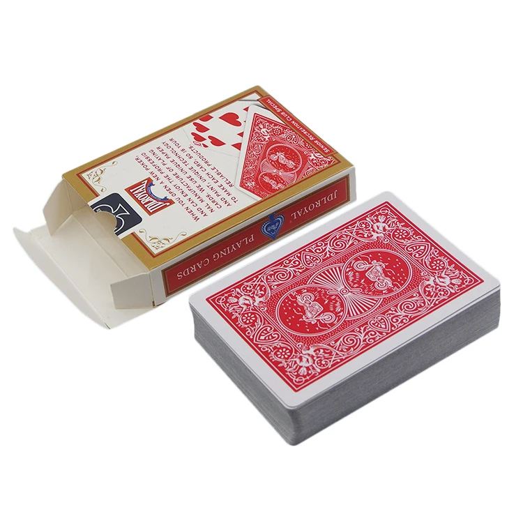 Jdlroyal Poker Rot/Blau Normale Spielkarten Standardversiegelte Decks Zaubertricks Poker Spielkarten Zaubertricks – Detail 4