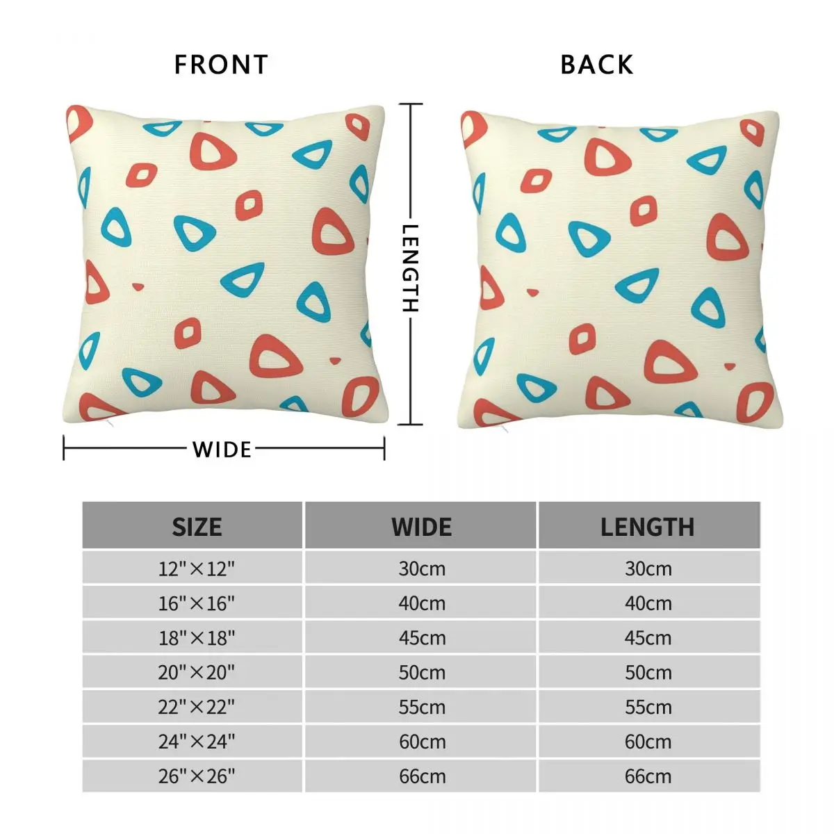 Togepi Square Pillowcase Polyester Linen Velvet Creative Zip Decor Throw Pillow Case Home Cushion Cover Wholesale 45x45