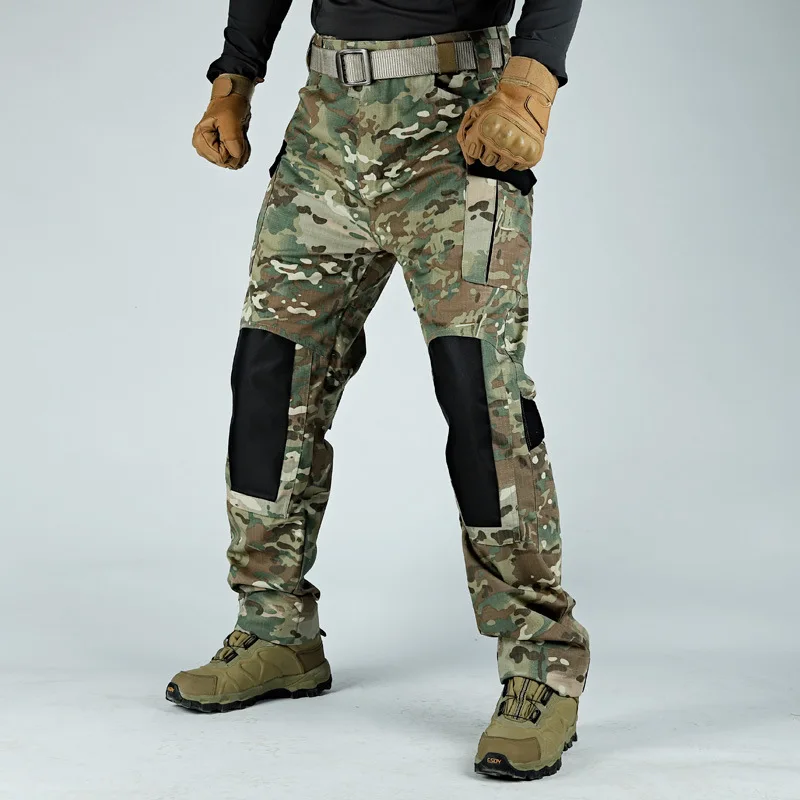 Cargo Pants Men Tactical Trousers Casual Multi Pockets Waterproof Pant Wear-Resistant Casual Trousers Outdoor Hiking Work Man