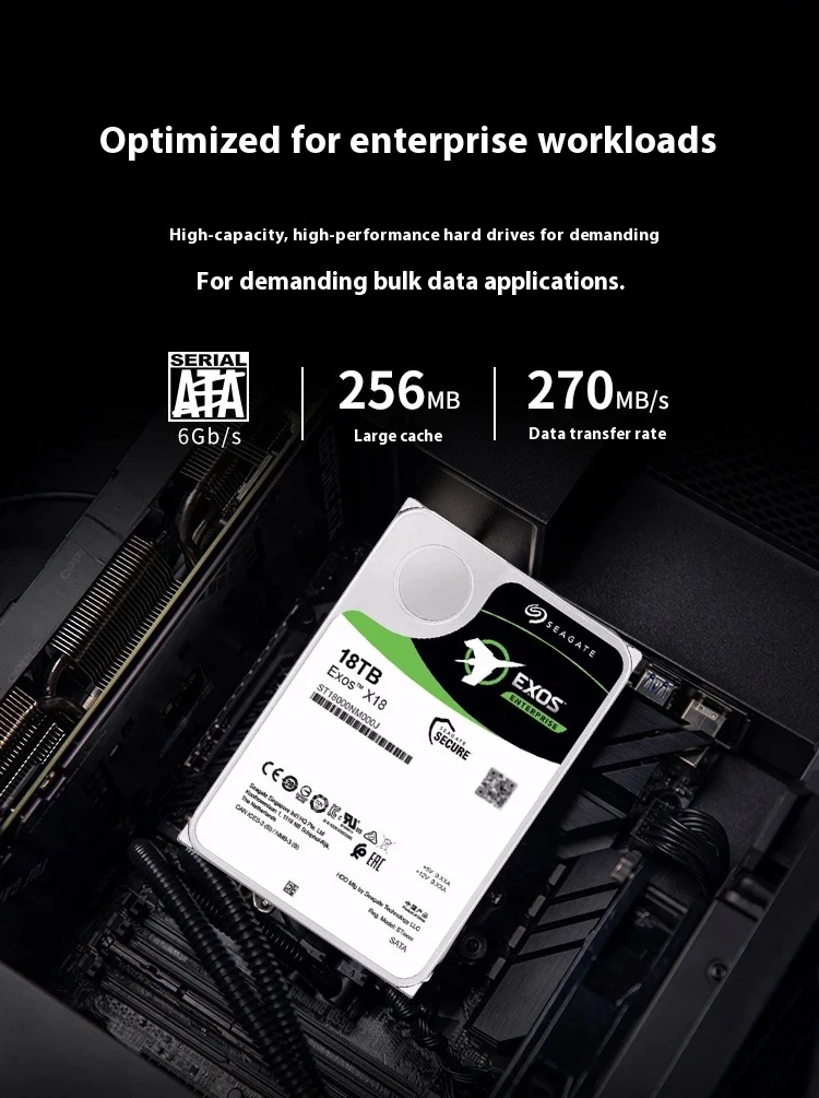 Seagate EXOS X18 18TB 7.2K SATA Hard Drive: Real-World Performance