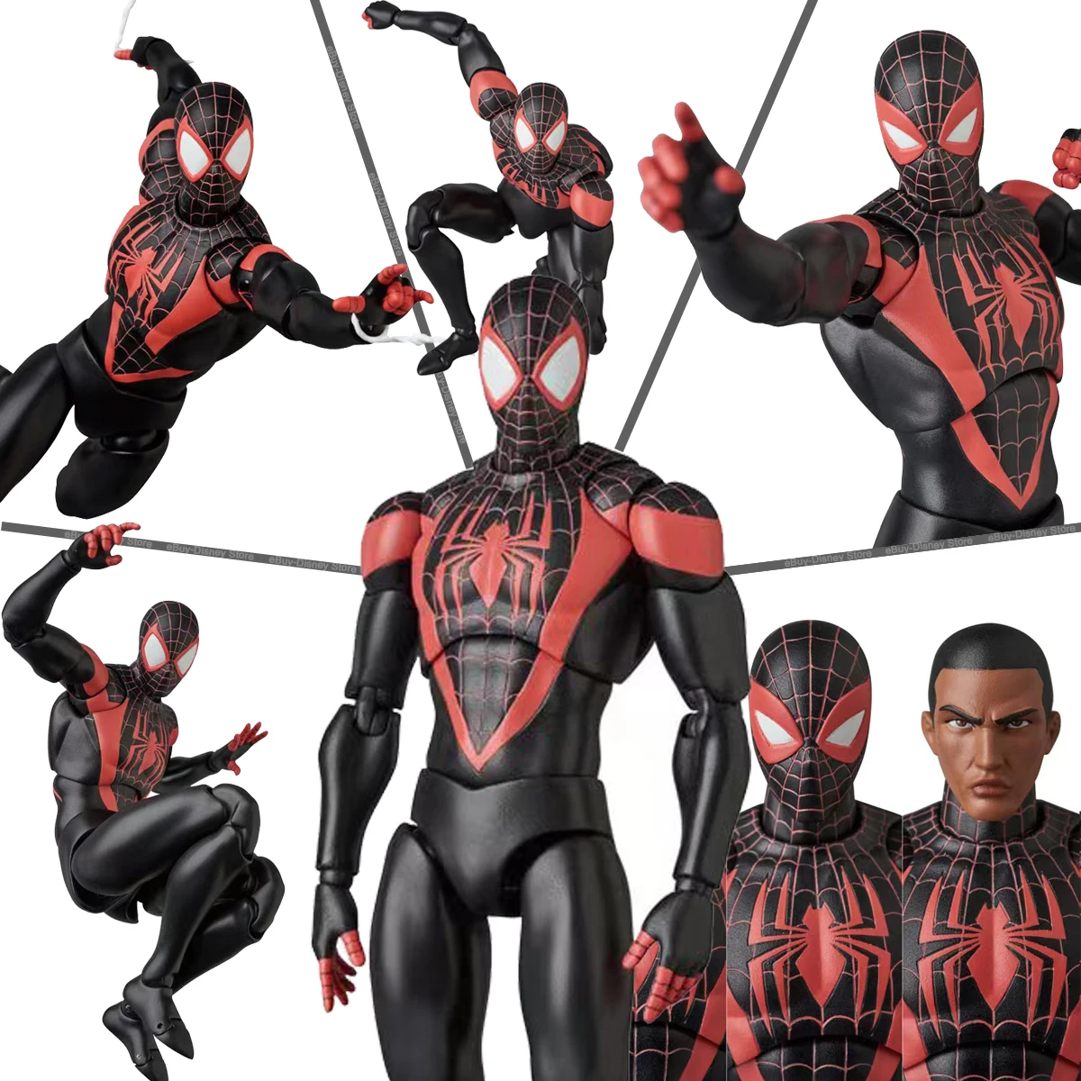 

Marvel Spiderman Action Figures Miles Morales Gwen Spider Man Movable Statue Model Doll Collectible Toys Ornaments Kids Gifts