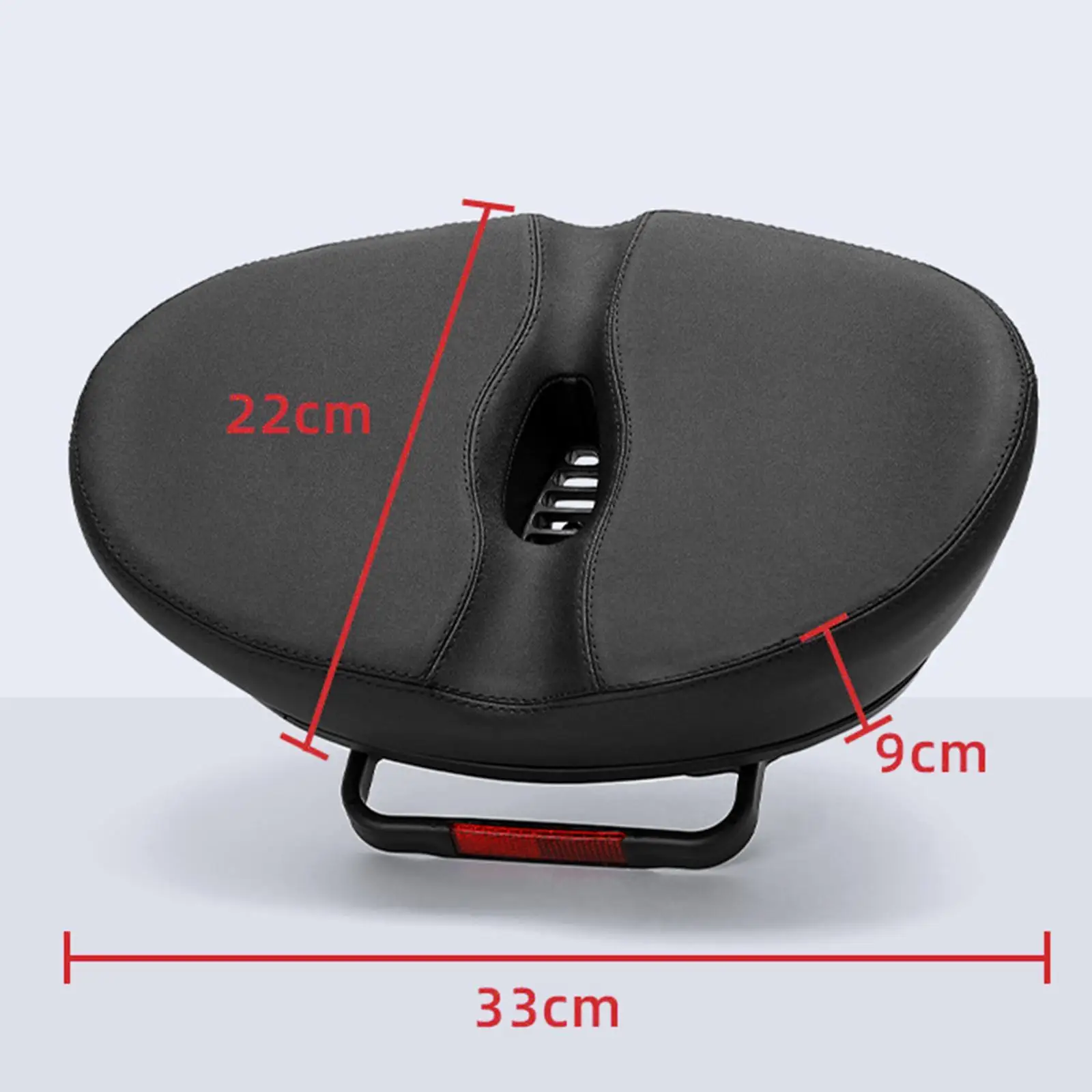 Comfortable Bike Seat Cushion Wide Soft Bike Saddle Bike Seat for Men Women Noseless Bicycle Saddle for Stationary Bike Riding