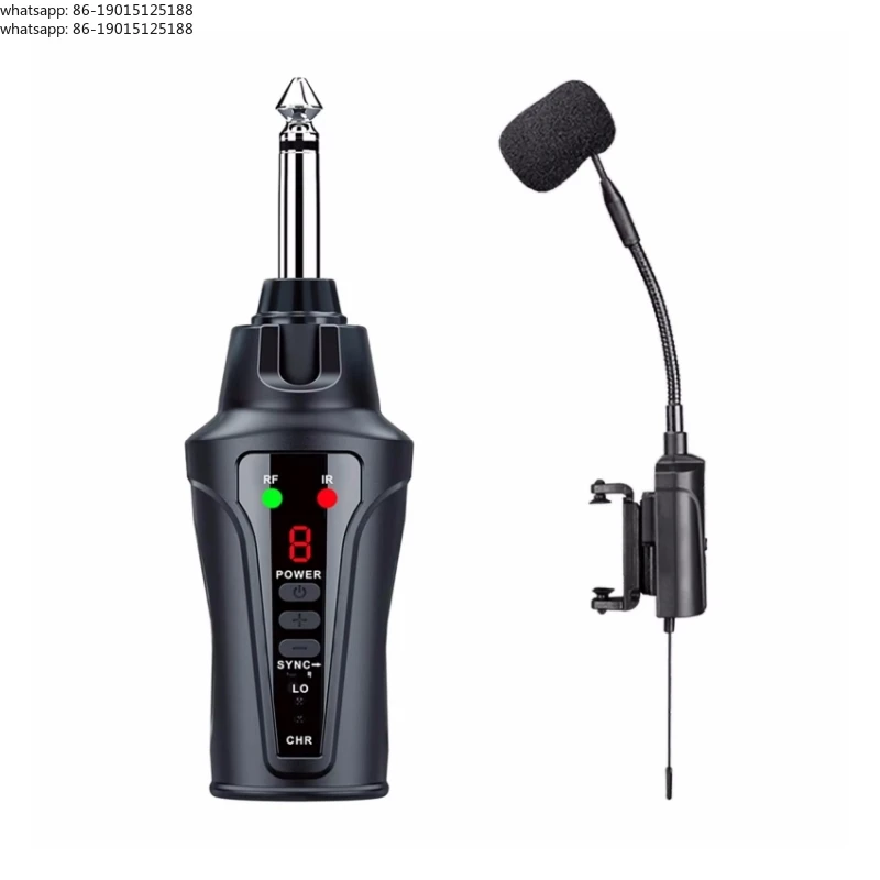 VT-5 Wireless Violin Microphone Musical Instrument Mic for Violin Stage Performance, Street Performance