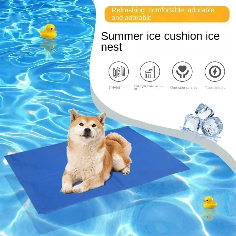 Stay Cool All Summer with Our Gel Ice Pad The Ultimate Summer Cooling Solution for Your Pet: Ice Pad for Dogs and Cats