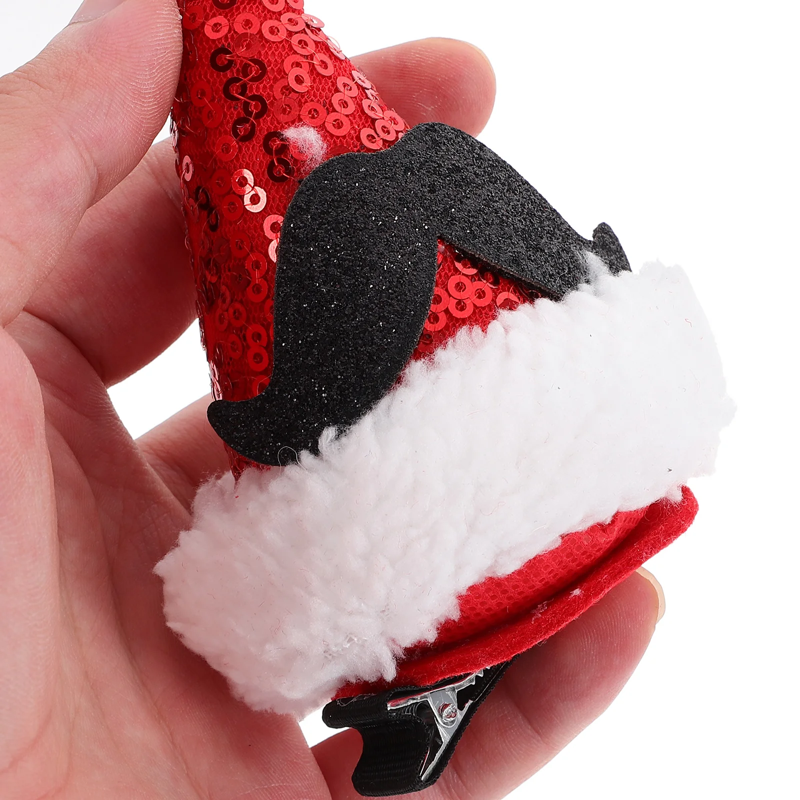 

6Pcs Christmas Hat Deer Hair Clips Xmas Hat Snowflake Hairpin Christmas Accessories for Kids Adults Party Decoration