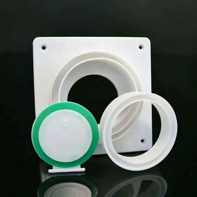 1 PC 80-100 มม.วาล์วตรวจสอบห้องน้ํา REST Room ท่อ Ventilator Air วาล์วห้องครัวประปาไอเสีย Outlet Home Improvement