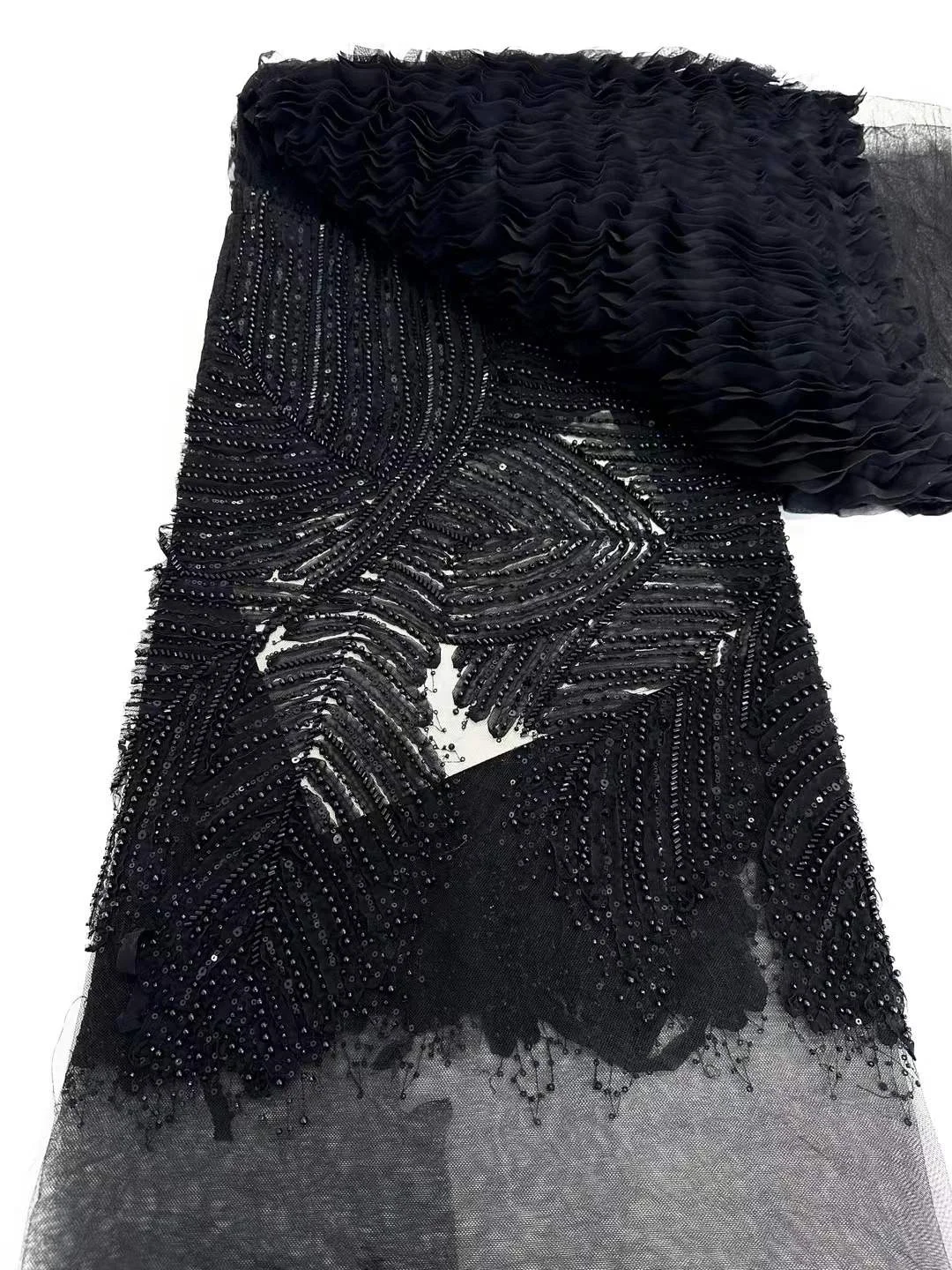 نسيج الدانتيل الأفريقي 2025 الترتر مطرز التطريز العريس النيجيري الزفاف عالية الجودة الفرنسية تول أقمشة الدانتيل لحفل الزفاف-