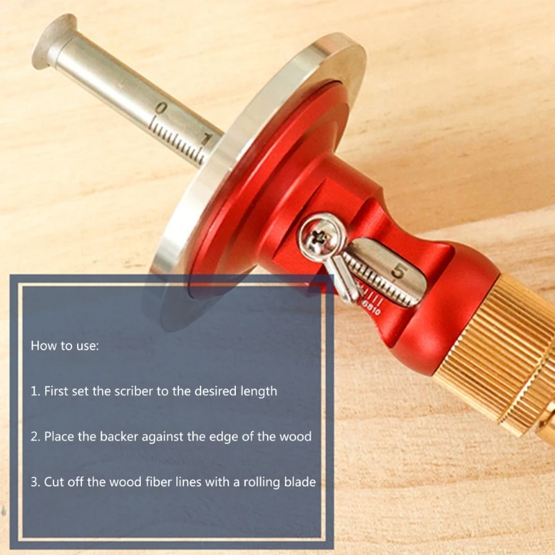 Versatile Scribing Tool Effortless Measurement Marking of Parallel Lines