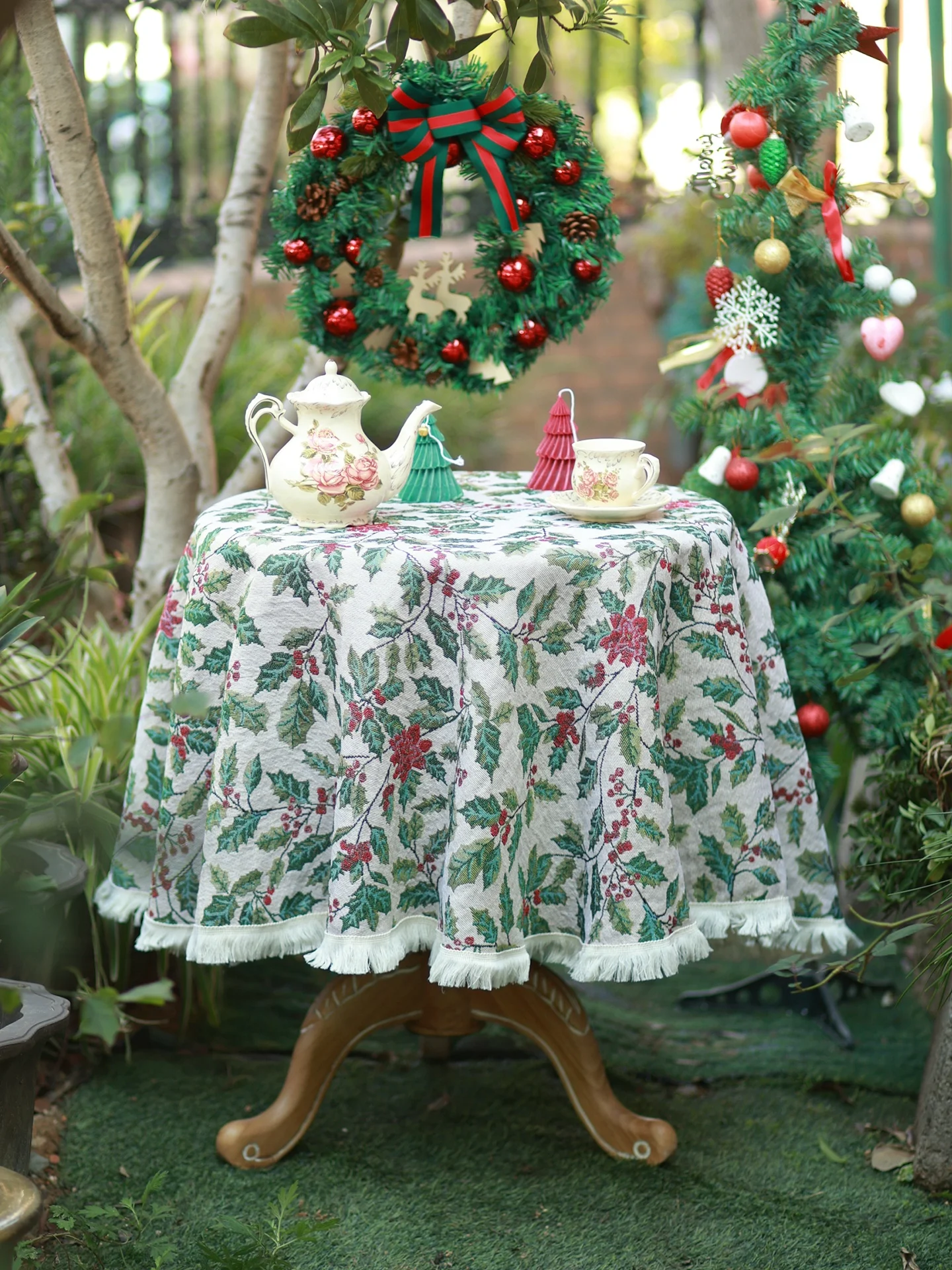 

Cisas Theme Tablecloth Par Decoration Small Fre Countryside Sle Dining Table Tea Table round Tablecloth Jiang Hong