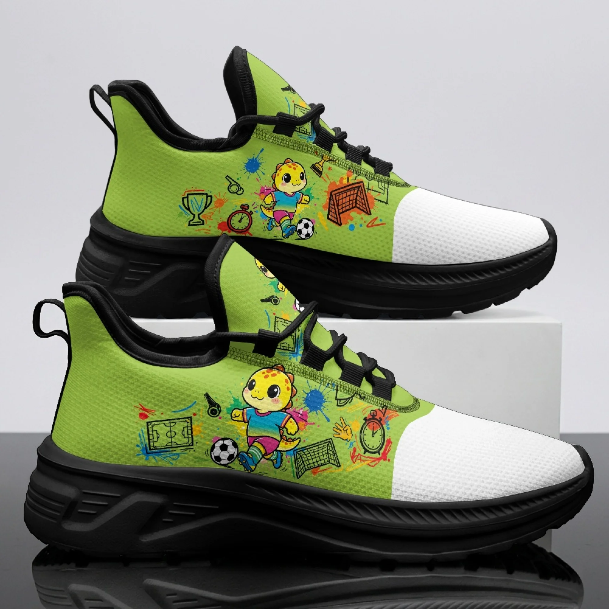 

XIXIRIMIDO Dinosaur Womens Walking Shoes Soccer Football Sneakers Mens Gym Sports Casual Fashion Shoes Trainers Shoes 35-48