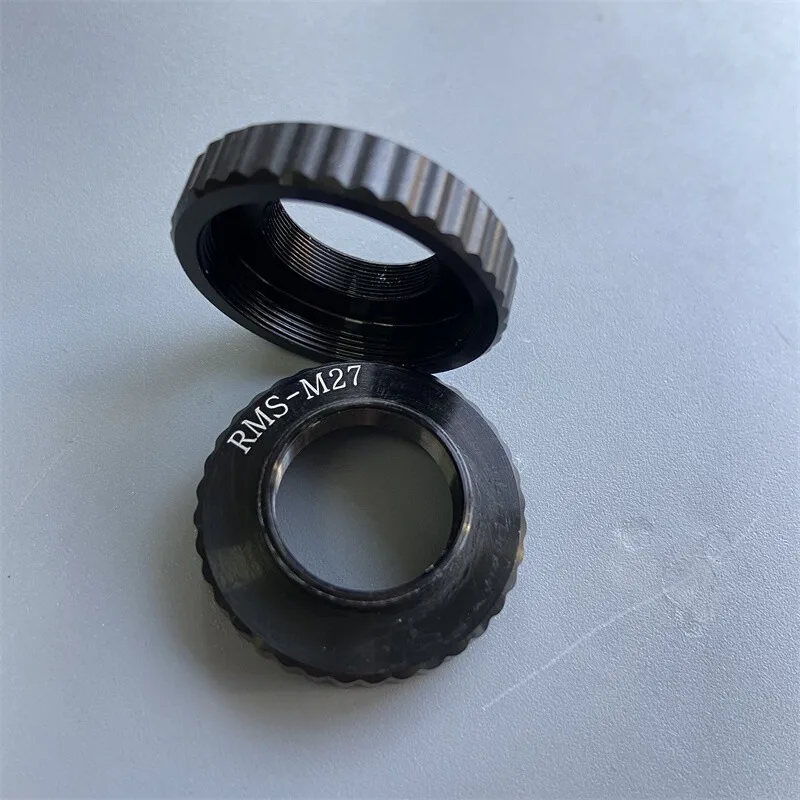 Anneau adaptateur d'objectif de microscope 1PC, RMS vers M27, outils d'extension d'objectif