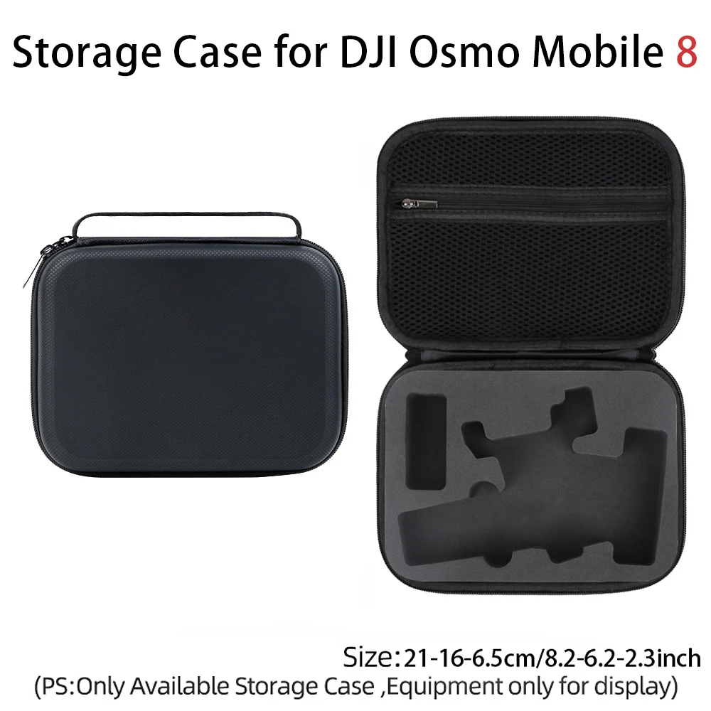 

Hard Carrying Case for DJI Osmo Mobile 8 Handheld Mobile Phone Gimbal Stabilizer Storage Bag Organizer Travel Case Accessories