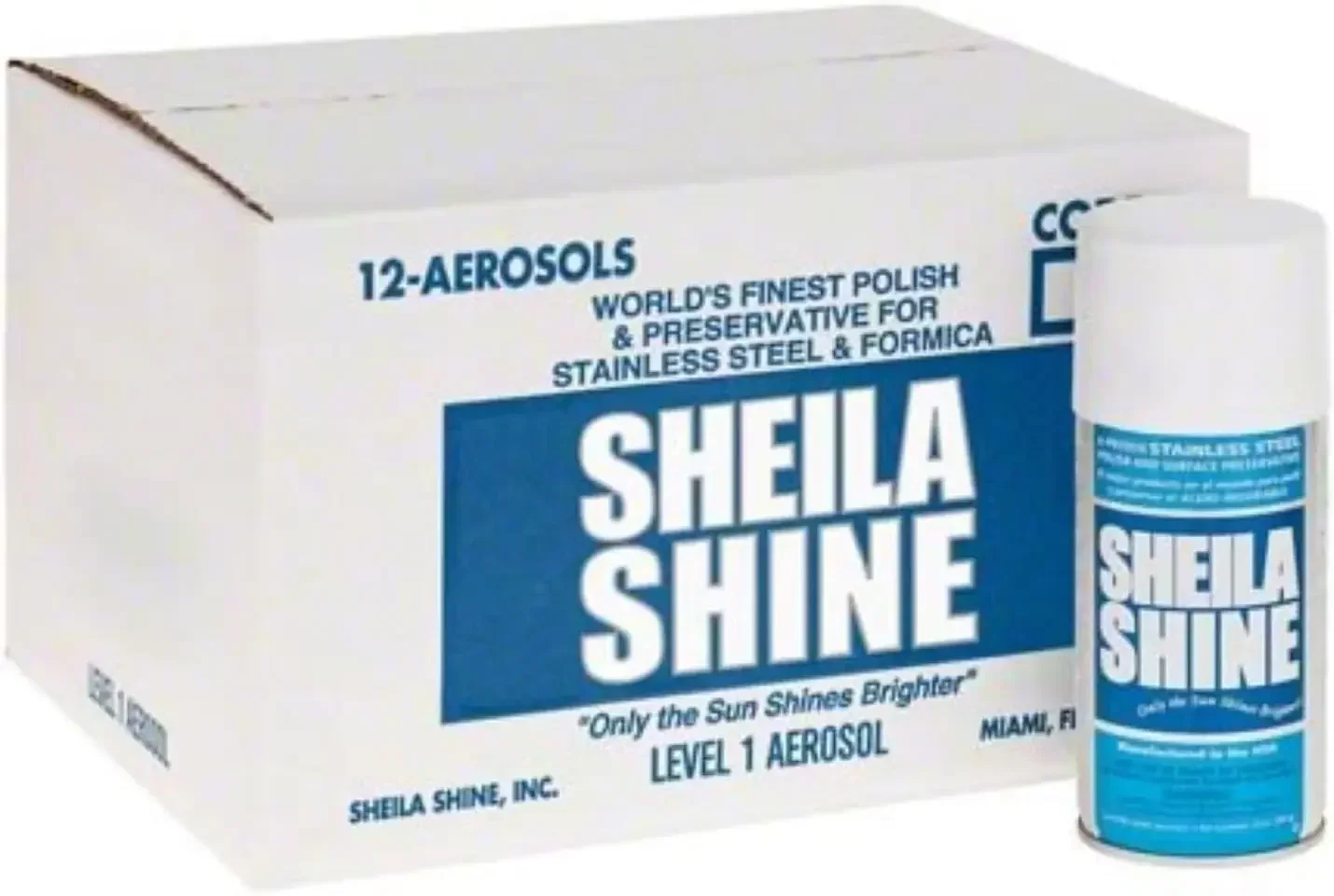 

Спрей для чистки и полировки нержавеющей стали Sheila Shine 12 x 10 унций: удаляет жирные пятна, отпечатки пальцев, водные следы, защищает кухонную утварь.