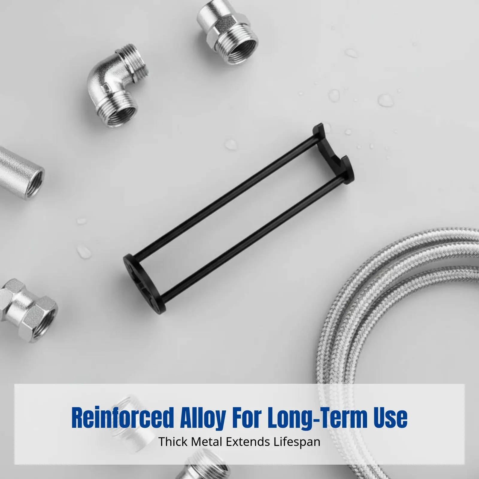 

Многофункциональный ключ для раковины, универсальный ключ, инструмент для установки смесителя в ванной, для ремонта в ограниченном пространстве, высокоуглеродистая сталь, 7-зубчатый.