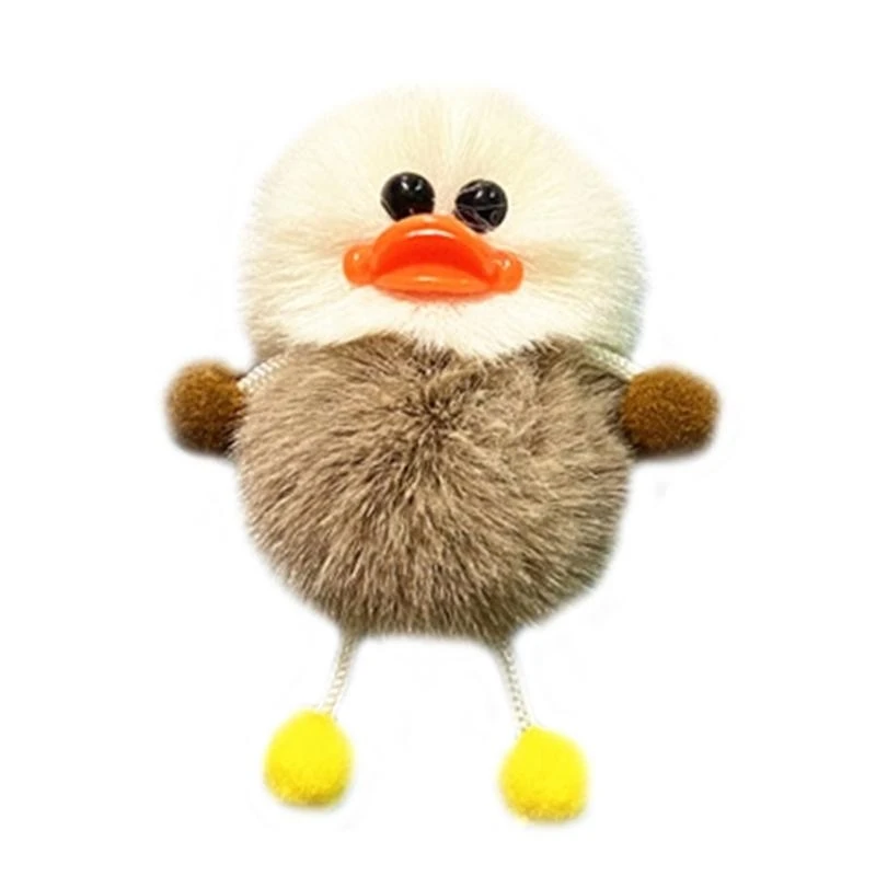Ducklings Plush Keychain for Toy Machine Gift Carnival Prizes for Kids Backpack Valentine Gift Easter Egg Party Favor 15UB