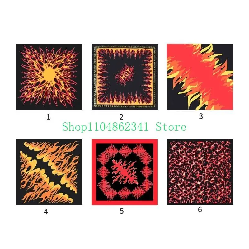 5ASD للجنسين رئيس العملة الأوشحة مربعة تربيس تربيس لركوب الدراجات التخييم