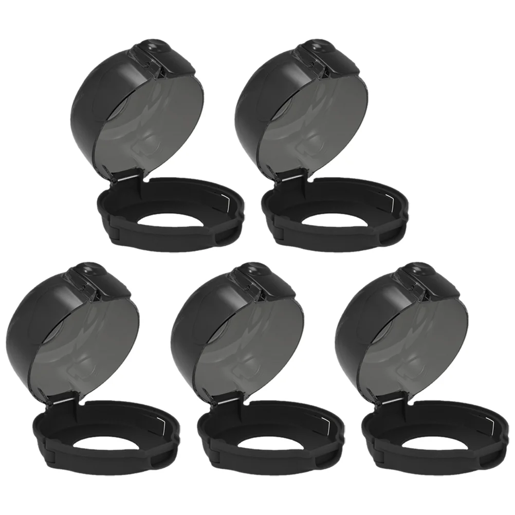 5 Pcs Gas Stove Knob Locks Baby Door Covers for Child Safety Stoves Black Childproof Oven