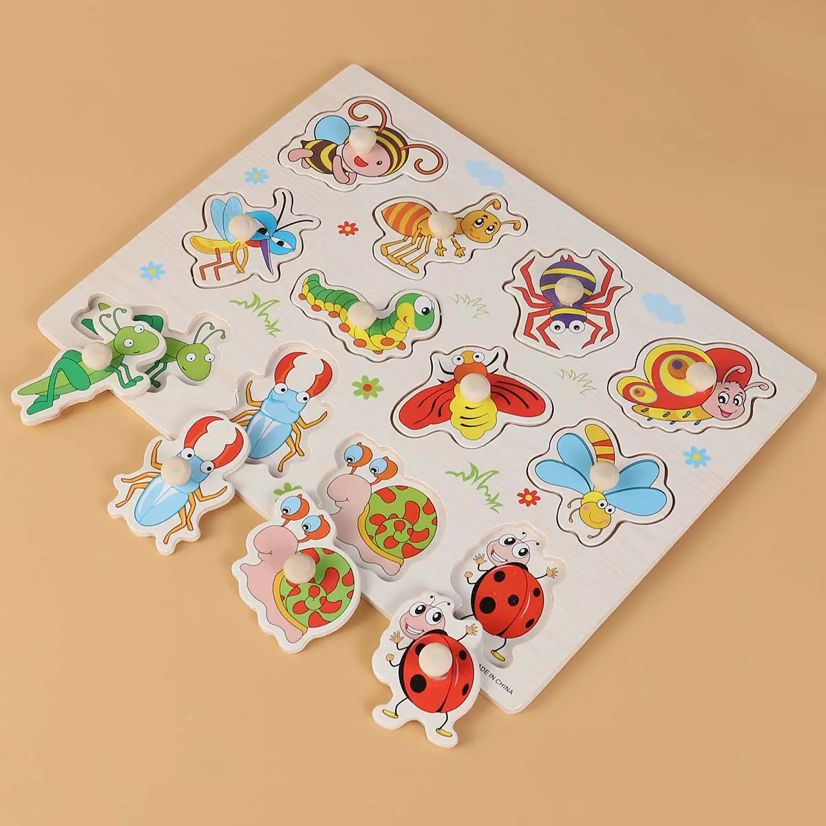 

Игрушки-насекомые для детей, детские игры, головоломки для раннего развития, детские пазлы, сувениры для вечеринок