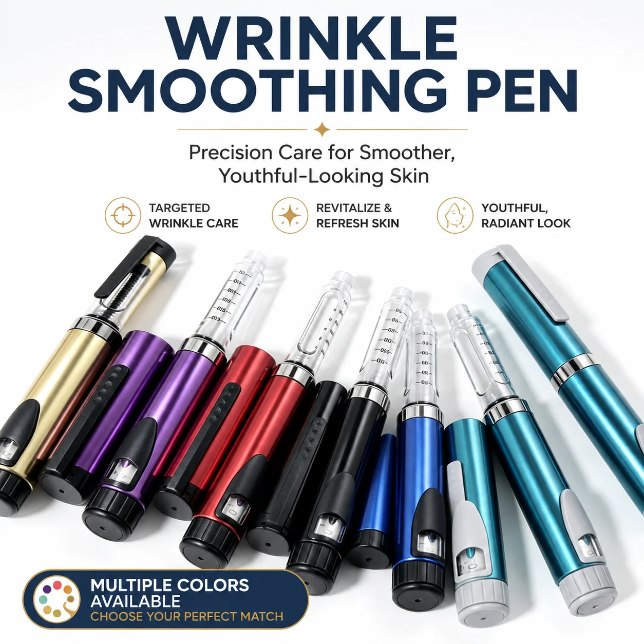 Metal Reusable Injection Syringe V3 60 UI for Weight Loss Empty Needle Syringe No Cartridge Needed