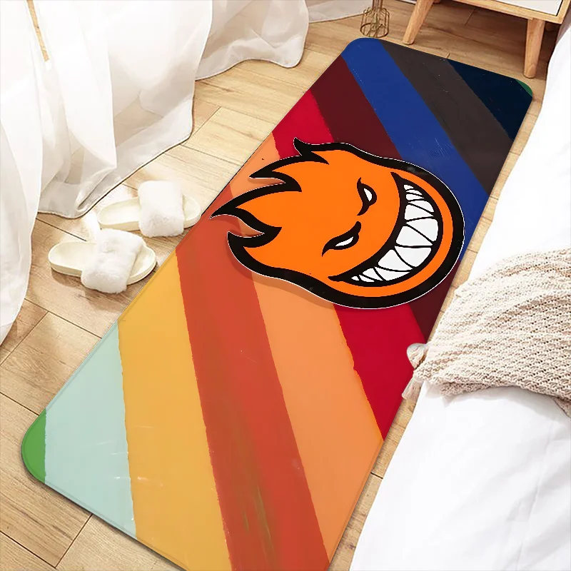 Spitfire Skateboard Door Mat Entrance Non-slip Doormat Washable Kitchen Carpet Living Room Hallway Rugs Bathroom Bath Door Mats