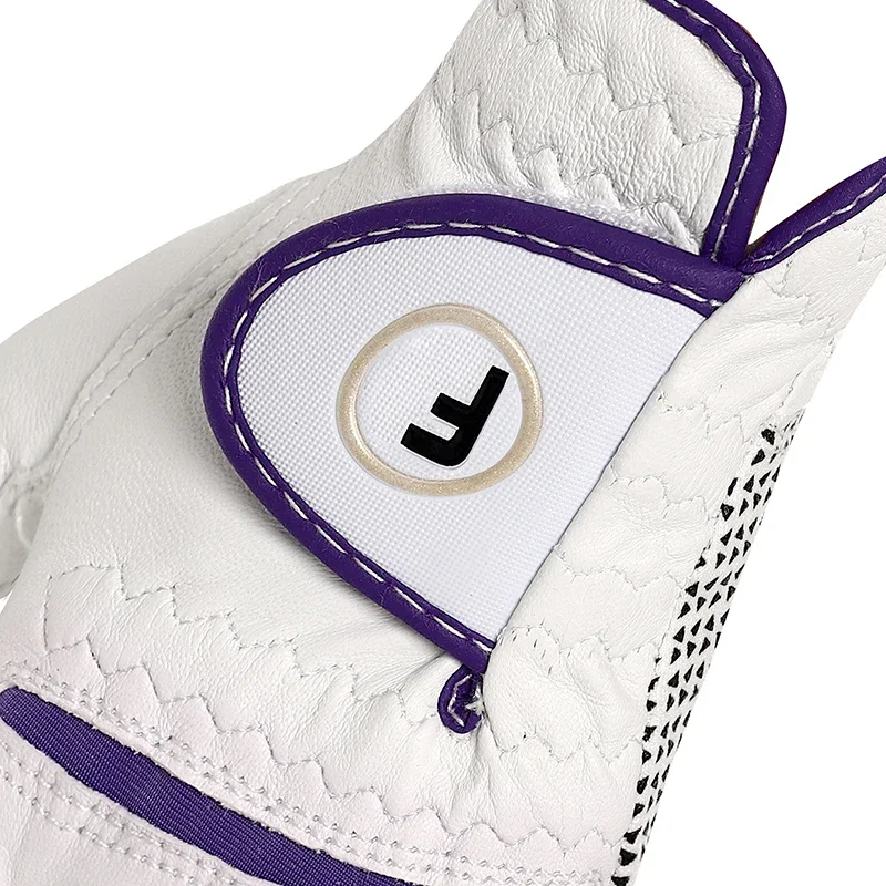 【1 Pair】F Golf Gloves Women's Non-slip Wear-resistant Sheepskin Tour Golf Gloves #GTL1