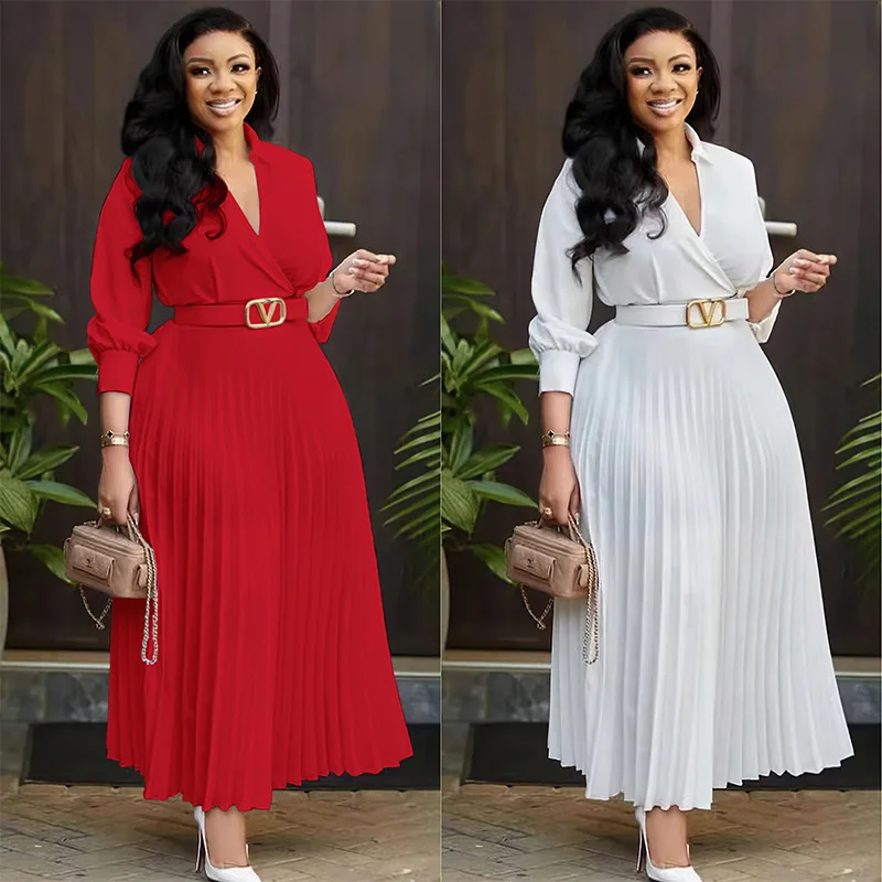 

African Dresses for Women 2024 Spring Summer Elegant Africa Clothing Office Lady Party Long Dress Dashiki Ankara Outfits Robe