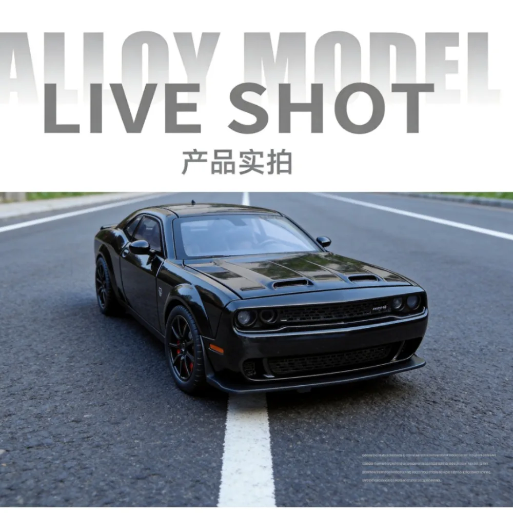 

Alloy Diecast 1:24 Dodge HellcatSports Car Model, Pull Back Ideal for Kids Play and Birthday Gift for Boyfriend