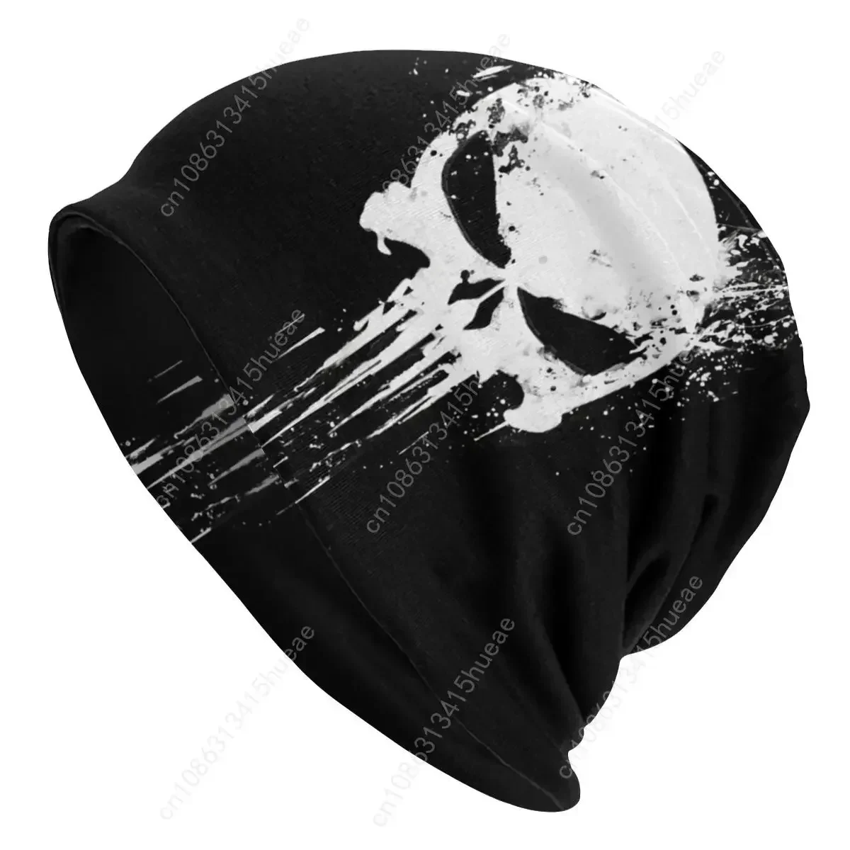 الهيكل العظمي الجمجمة شتاء دافئ بونيه فام الحياكة القبعات قبعة قبعة المعادن الثقيلة روك لفة الموسيقى بيني قبعات للرجال والنساء