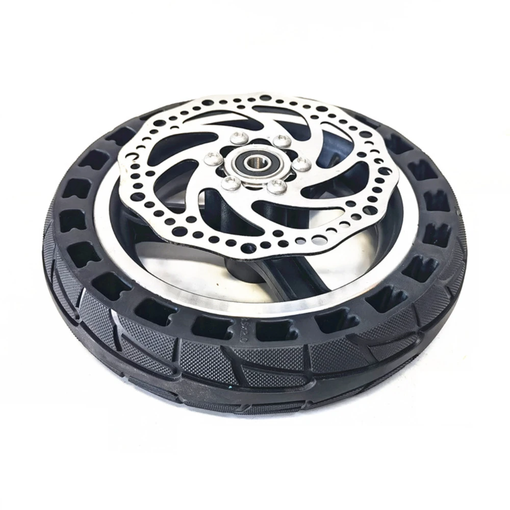 8.5 Inch Disc Brake Solid Wheel 8.5x2 Disc Brake Plate 140mm Assembly Honeycomb Solid Tire for Electric Scooter