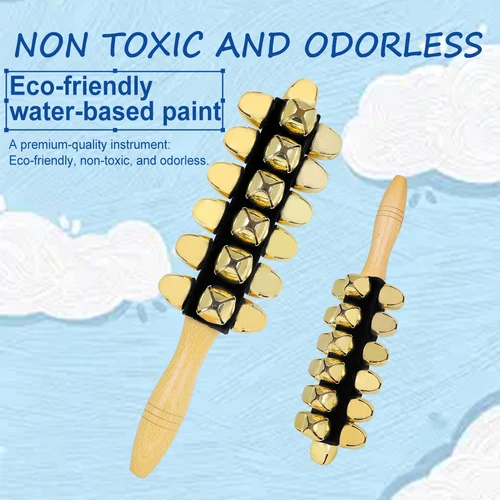 Imagen 2 del producto M MBAT Orff instrumentos de percusión 21/525 platillos de campana juguetes educación temprana instrumentos musicales palo agitador herramientas musicales