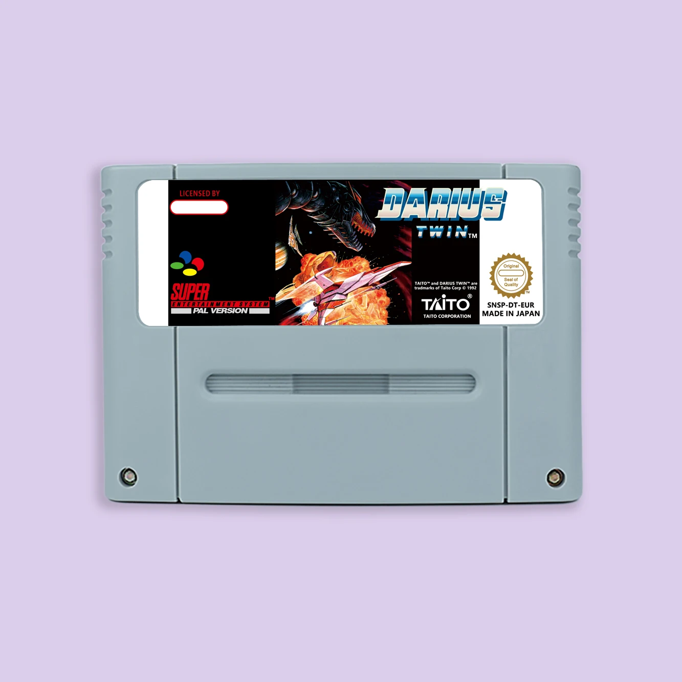 Darius Twin 16 Bit Action Game Card for USA NTSC EUR PAL Version SNES Video Game Console