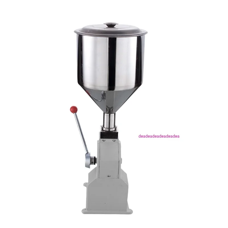 Semi-automatic Convenient Oil Nail Polish Salad Dressings Small Manual Hand Pressure Paste Filling Machine With Funnel